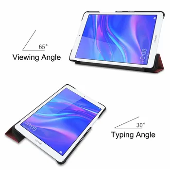 Ultra Slim Magnetvälja puhul Huawei MediaPad M5 Lite 8 2019 Tablet PC Stand Kaitsva Katte Funda Au Tab 5 2019+Pliiats