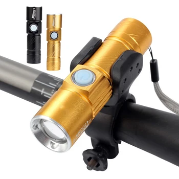 USB-laadimine integreeritud jalgratta led jalgratta lamp on veekindel 3 valguse režiimis suumi Jalgrattasõit valgustus hoiatus saba valgus