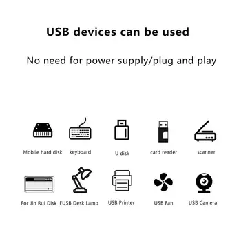 USB Pikendus Hub Mitte-elektrilist Mini Kaasaskantav 3-port Splitter Mini Kaasaskantav Rummu Arvuti-Kaardi Lugeja USB Klaviatuur universal
