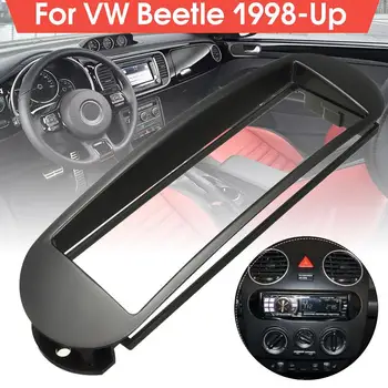Uus 1 DIN Auto Stereo Paneel Plaat Refitting In Dash-Car Radio Fascias jaoks VW Beetle 1998-2018