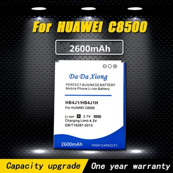 Uus 2600mAh HB4J1/HB4J1H Telefoni Akut kasutada Huawei C8500 U8150 U8120 V845 IDEOS X3 T8300 U8500S T8100 aku Tasuta shipping