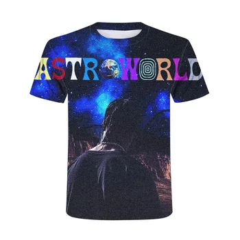Uus Mood Astroworld Kvaliteetne T-särk Meestele Isiksus Loominguline Streetwear T-Särgid Suvel Hipster Vabaaja Harajuku Tee Tops