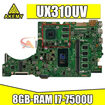 UX310UV Sülearvuti emaplaadi ASUS UX410UQK (14 tolli) UX410U UX310U originaal emaplaadi 8 GB-RAM-I7-7500U GT940MX-2GB