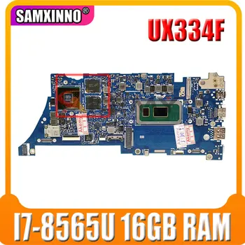 UX334F ASUS zenbook 13 UX334FL UX334F UX334 originaal emaplaadi I7-8565U 16GB RAM UX334FL mainboard