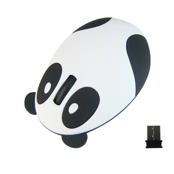 Vaikne Hiirt, 2.4 G Traadita Laadimise Hiire Multikas Armas Panda Optiline Hiir Office-Kodu Arvuti Tarvikud