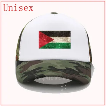 Vintage-Aastaste ja Kriimustatud Palestiina Lipu Mütsid trump Bonnets Custom Print mehed baseball cap müts pesapalli müts gorras mujer