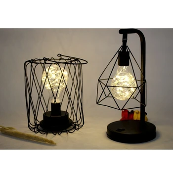 Vintage Tööstus-Retro Lamp Must Vintage Edison Laua Raud Öö Valguses