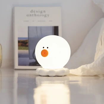 Värvikas Öö Valguses Kaheksajalg Karikatuurid Silikoon Ajastus Touch Sensor Öö LED Lamp Beebi Söötmine Kerge Puhkus Kodu Kaunistamiseks