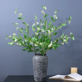 Võltsitud Lill tehislilled Kodu Kaunistamiseks Leaf Simulatsiooni Taim Pulm Roheline 1tk DIY 102cm Tabel Decors