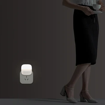 Xiaomi LED Night Light Plug-in Öösel Lamp Magamistuba Öö Valgustuse Kontroll energiasäästu Pehme Valgus Silmade Kaitse Öö valguses