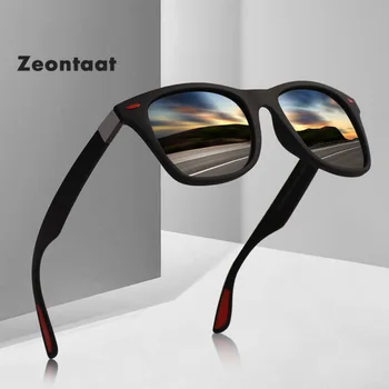 Zeontaat 2020. aasta UUS Square Päikeseprillid Meestele Polariseeritud päikeseprillid Retro Vintage Kaitseprillid Naiste Mood UV400 Sõidu Prillid
