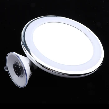 Ümmargune LED Valgustusega 10X Luup Meik Peegel, Roolivõimendi, Kesklukustus iminapp, 360